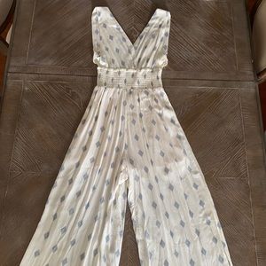 Lined, tank jumpsuit